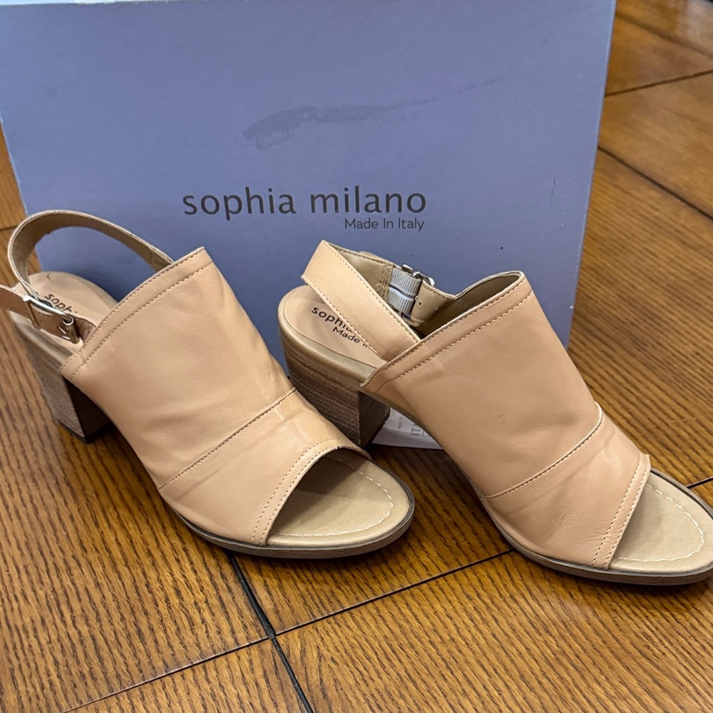 Sophie Milano Leather Sandals